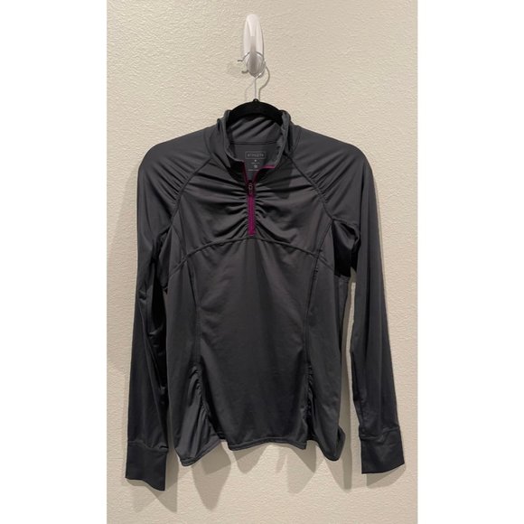 ATHLETA Grey and Purple Quater Zip Jacket - Picture 3 of 5